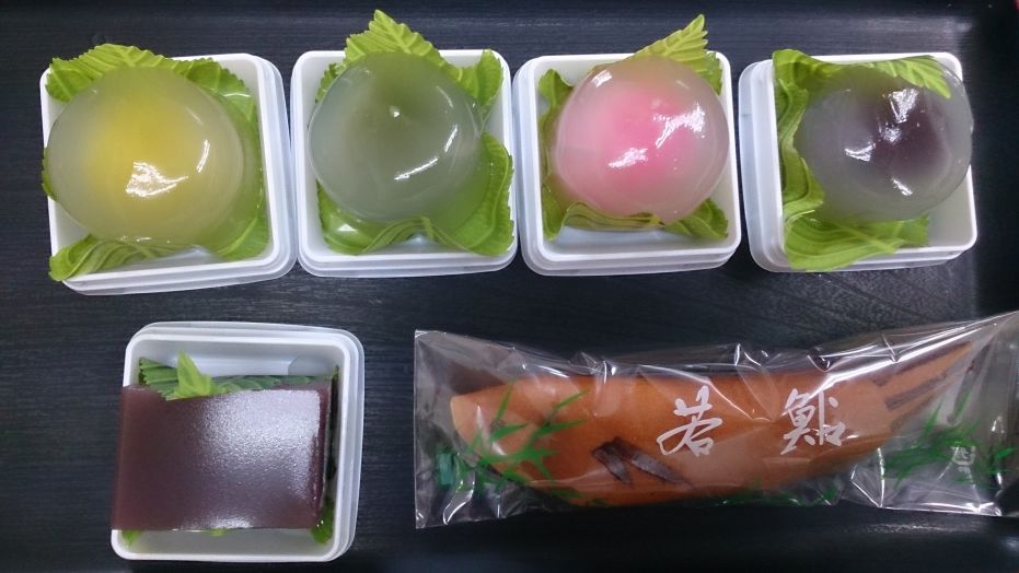 水菓子と登り若鮎 